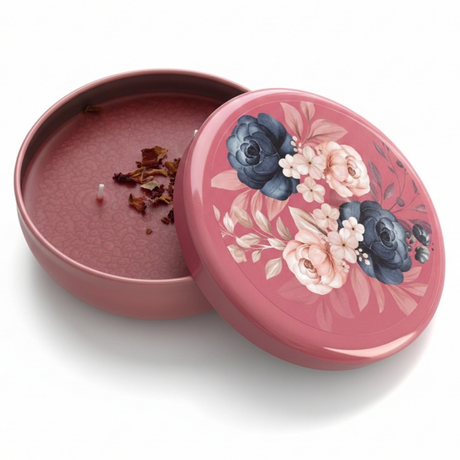 Elegant Tin candle cans