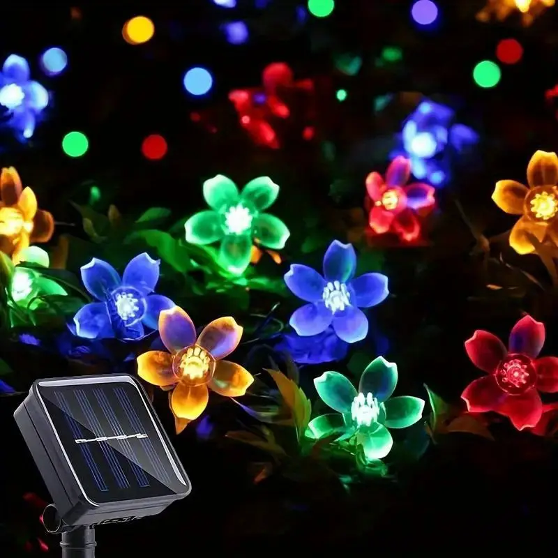Flower Shaped Lights - Single Petal 50 LEDS(Solar)